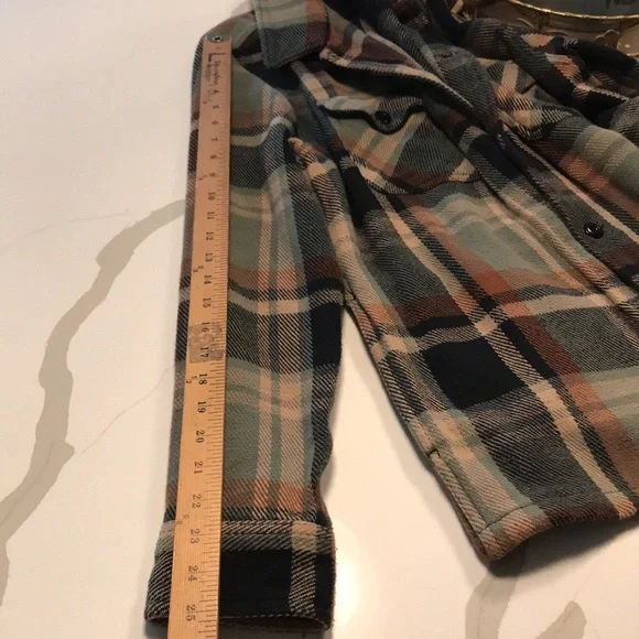 Outerknown Organic Cotton Flannel Button-Up Shirt Jacket - Picture 7 of 7